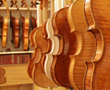 Violins and Violas in Different Stages of Completion